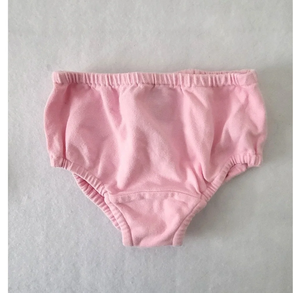 Ralph Lauren Diaper Cover‎ Girls 18 Months Pink Cotton Bottom Preppy